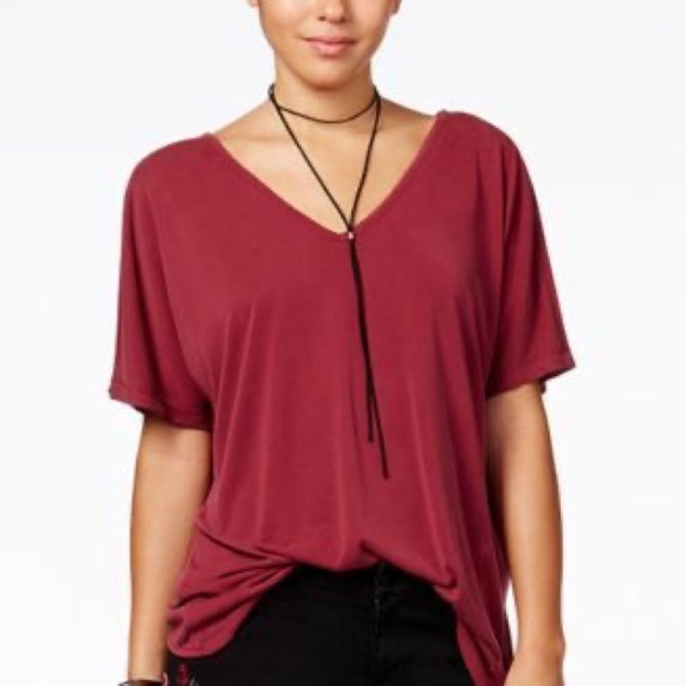 Twisted Open Back T-Shirt